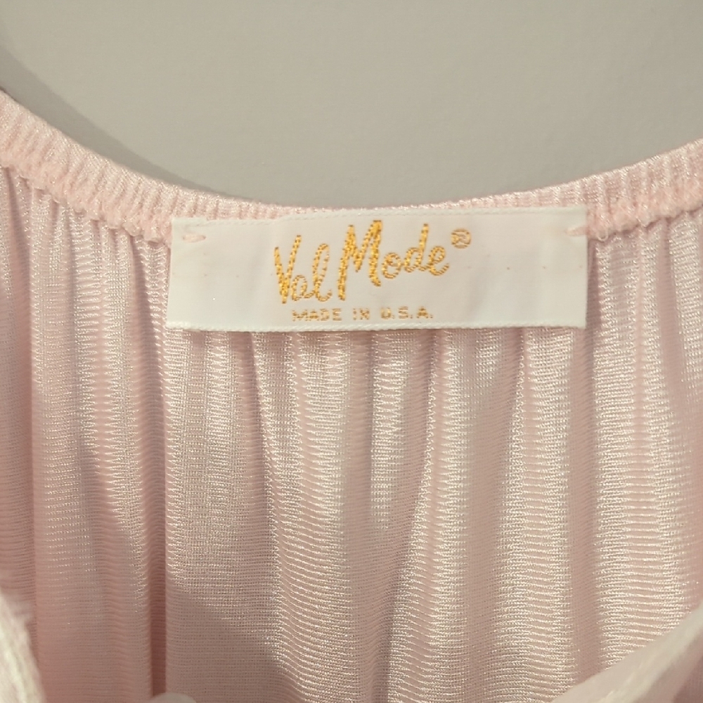 NWT Vintage Chemise Nightgown Light Pink Long‎ size Medium - Picture 4 of 7